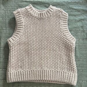 Chunky sweater vest